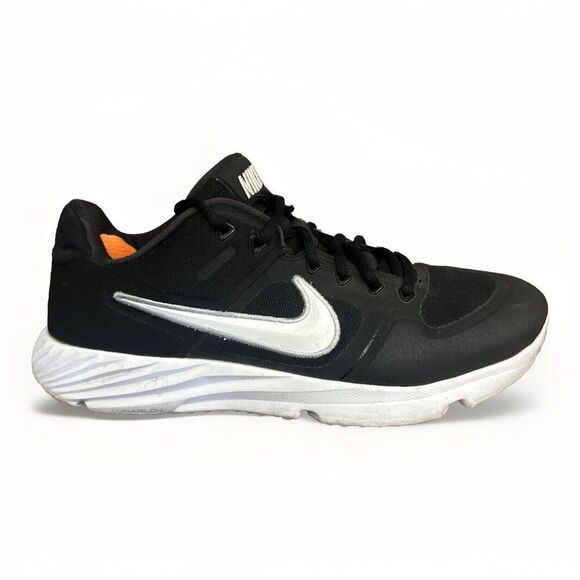 Nike Baseball Turf Cleats Men’s Sz. 8.5 Black Alpha  Huarache Elite 2 TF Slo - Picture 1 of 13
